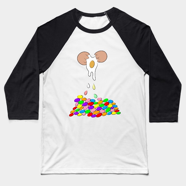 Eggs and sweets Baseball T-Shirt by MelanieJeyakkumar